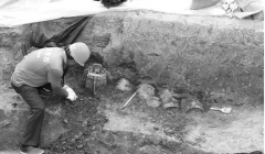 云南晋宁张某在金砂山曾国墓葬群